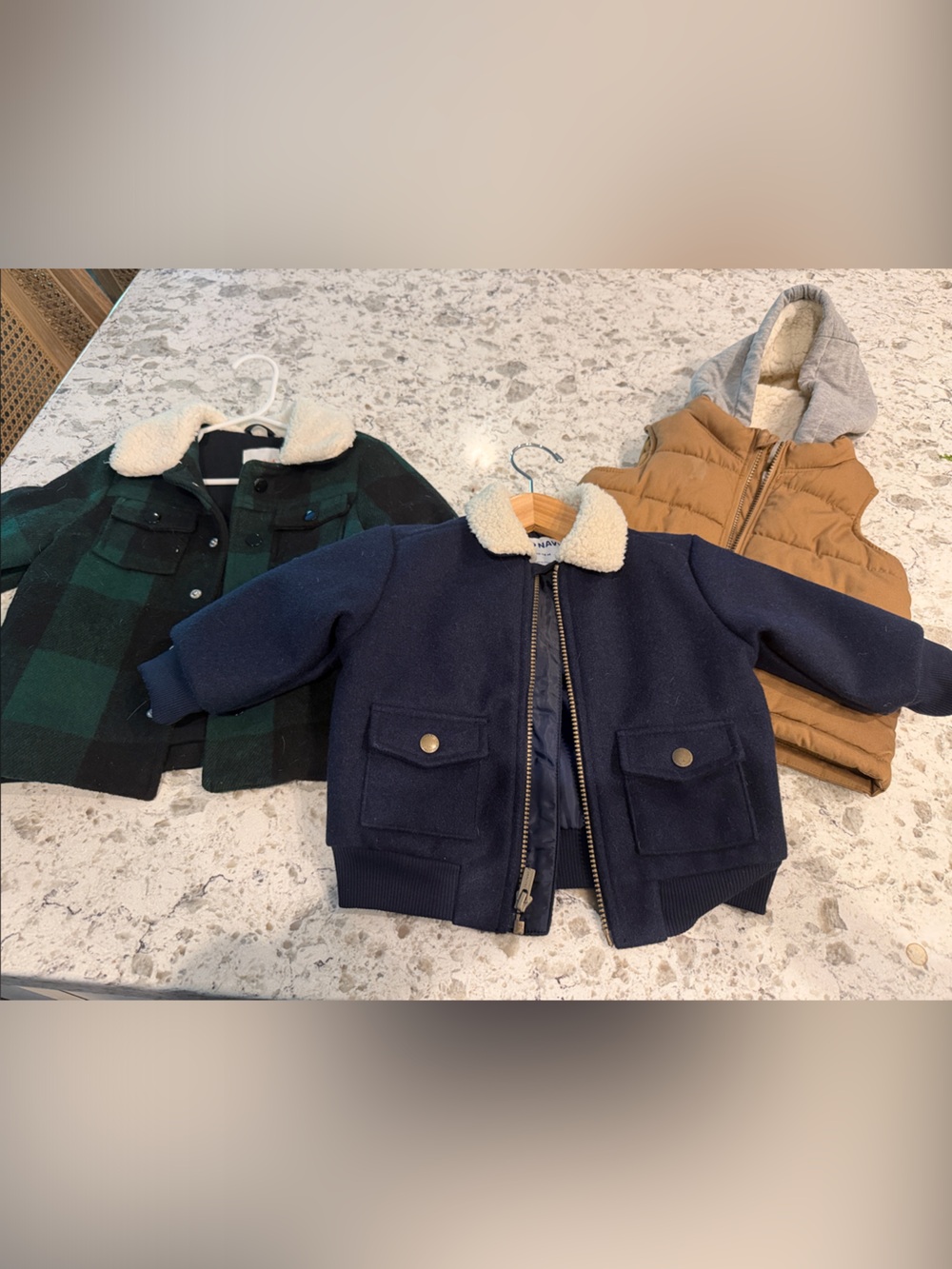 Set of 3* Toddler jackets and vest